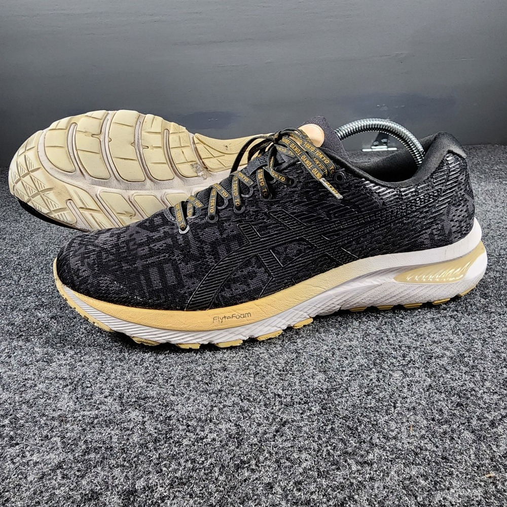 ASICS Gel-Nimbus 22 Tokyo Running Shoes Mens 10.5 Black Gold 1011B065 Special Ed